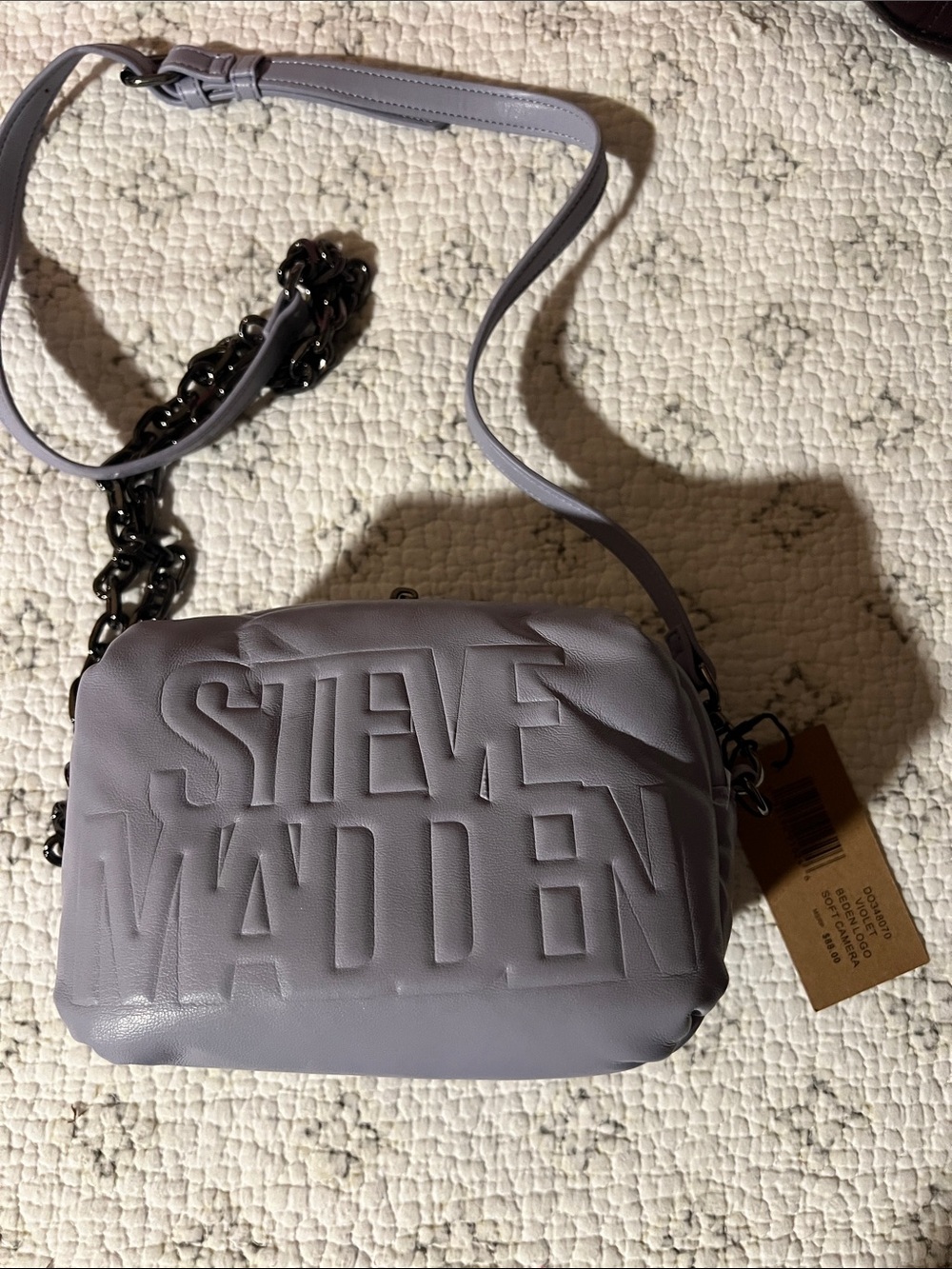 BNWT Steve Madden puffer camera bag
